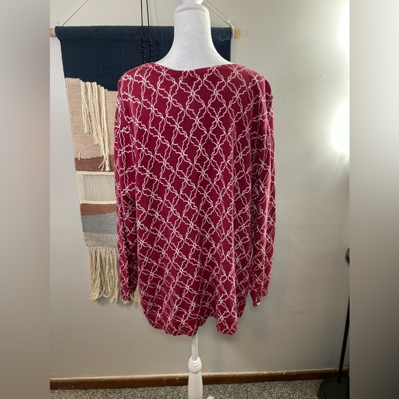 5 for 25 Plus Catherine’s Red Geometric 100% Cotton Long Sleeves Summer Card
2X - Picture 4 of 8